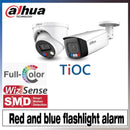 DAHUA 4 x 8MP TIOC 3.0 ACTIVE DETERRENCE TURRET FIXED CAMERA + Dahua 4K 4CH NVR DKIT-4HDW3849HP-S4 Recommend upgrade AI NVR Rocoder