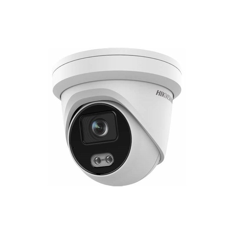 Hikvision 6MP Outdoor ColorVu Gen 2 Turret Camera, AcuSense, H.265, Mic, 2.8mm