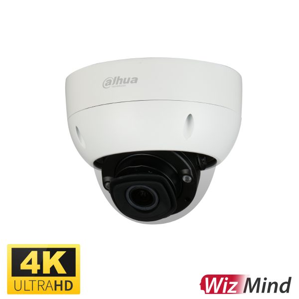 Dahua 8MP IR Dome WizMind Network Camera. 2.7-12mm, 8MP, WDR, Micro SD, IR IP67,ePOE DH-IPC-HDBW5842HP-ZHE-2712F - CCTVGUY