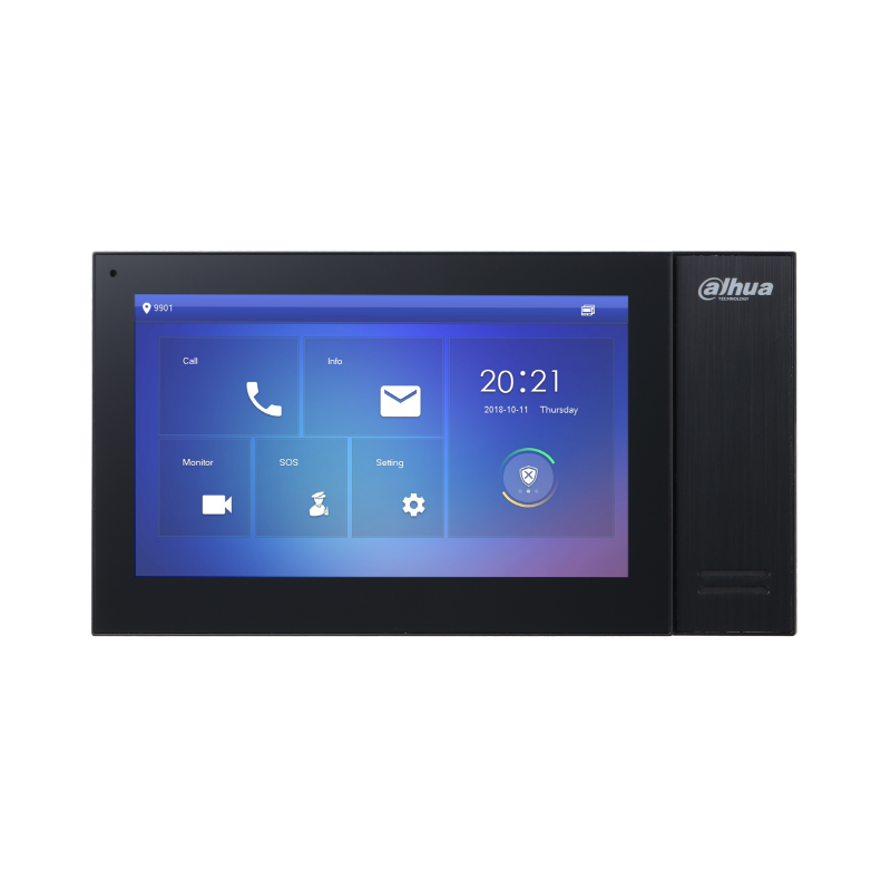 Dahua 7inch Touch Screen IP Intercom Kit KIT-DHI-7INWHT2101E-P - CCTVGUY