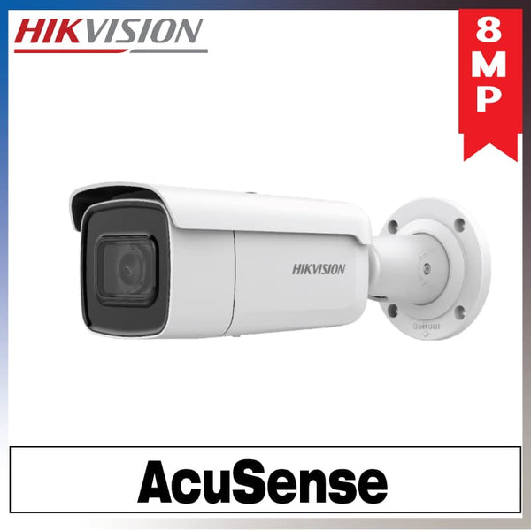 Hikvision 4K AcuSense Strobe Light and Audible Warning Fixed Bullet Network Camera DS-2CD2T86G2-ISU/SL