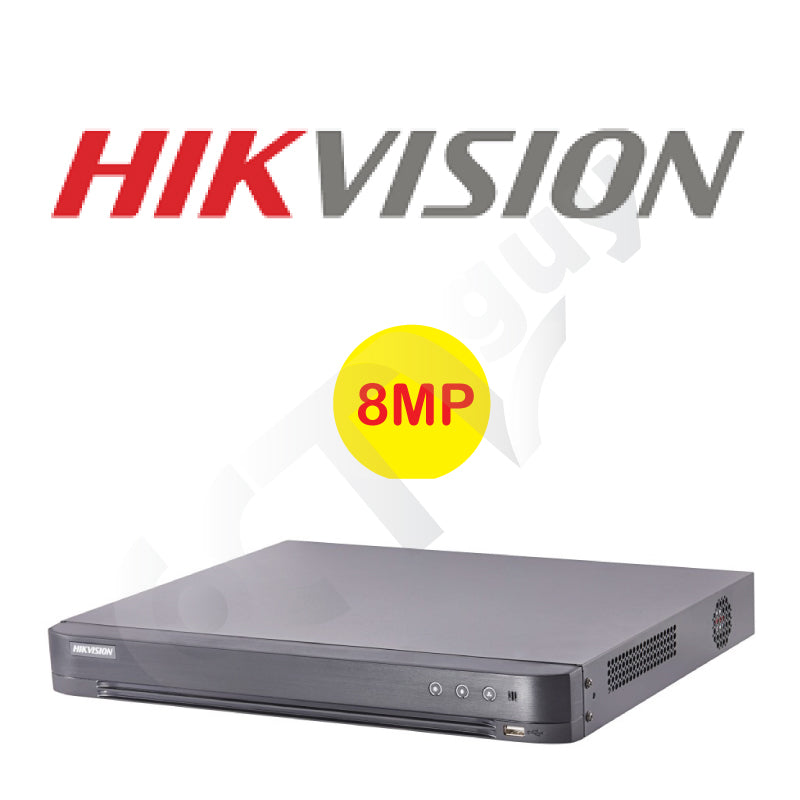 Hikvision TVI DVR (With 3TB HDD) 8MP 8 Channel - CCTVGUY