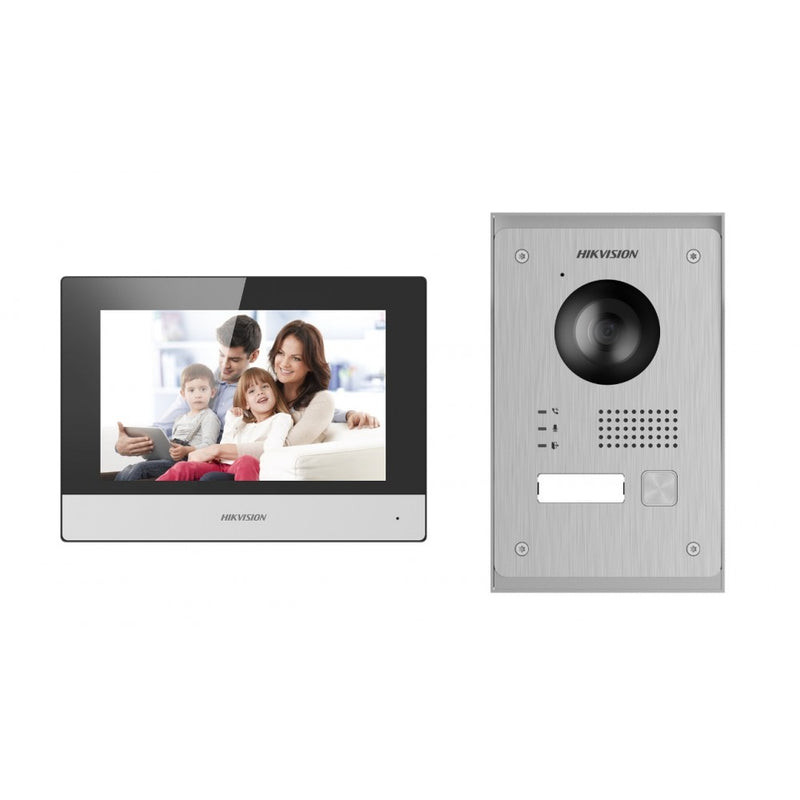 Hikvisison Villa Two Wire Kit DS-KIS703-P (upgrade old intercom Remotely check on the phone with wireless connect internet) - CCTVGUY