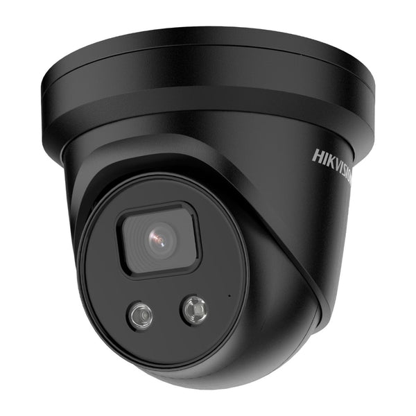 Hikvision 4K 8MP Outdoor AcuSense Gen 2 Turret Camera, H.265, 30m IR, Mic, 2.8mm, Bla