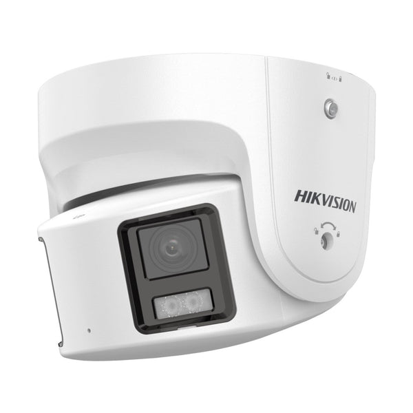 Hikvision 8MP Outdoor ColorVu Panoramic Turret Camera, WDR, IP67, Dual Lens, 4mm HIK-2CD2387GPSL4