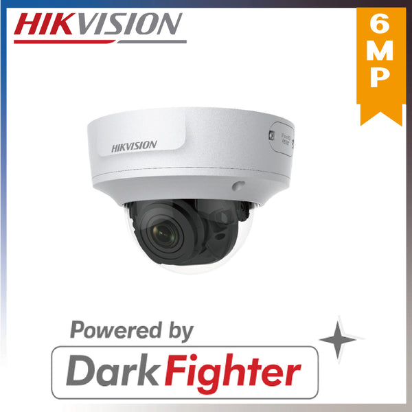 Hikvision 6MP Motorised VF Dome Camera Powered by Darkfighter camera HIK-2CD2765G1IZS