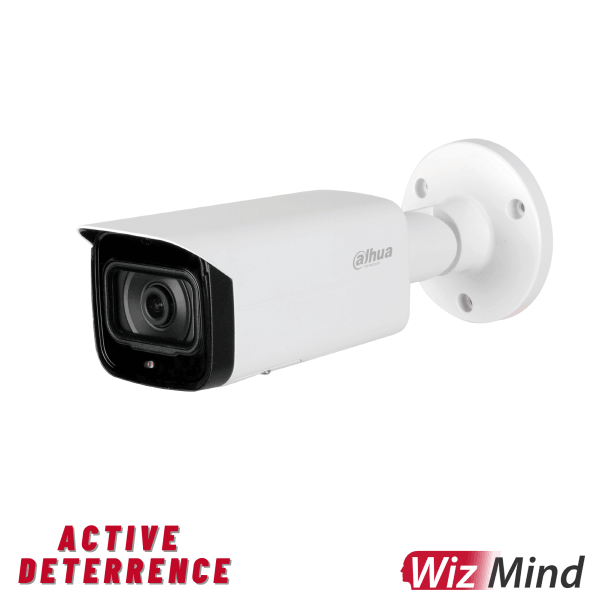 Dahua 5MP AI Active Deterrence Starlight IP Bullet Fixed 2.8mm, Built-in Speaker,WDR,IR 60m, Micro SD,IP67,POE  DH-IPC-HFW5541TP-AS-PV-0280B - CCTVGUY