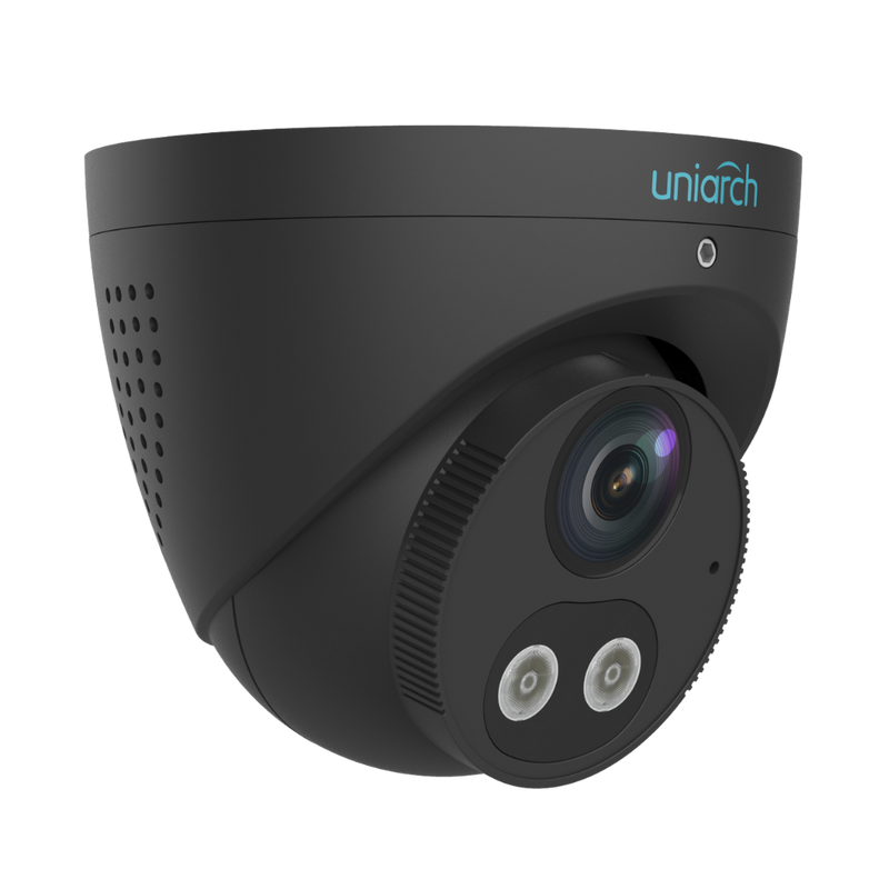 UNIARCH IPC-T1P8-AF28KC-B 8MP HD INTELLIGENT LIGHT AND AUDIBLE WARNING FIXED EYEBALL NETWORK CAMERA