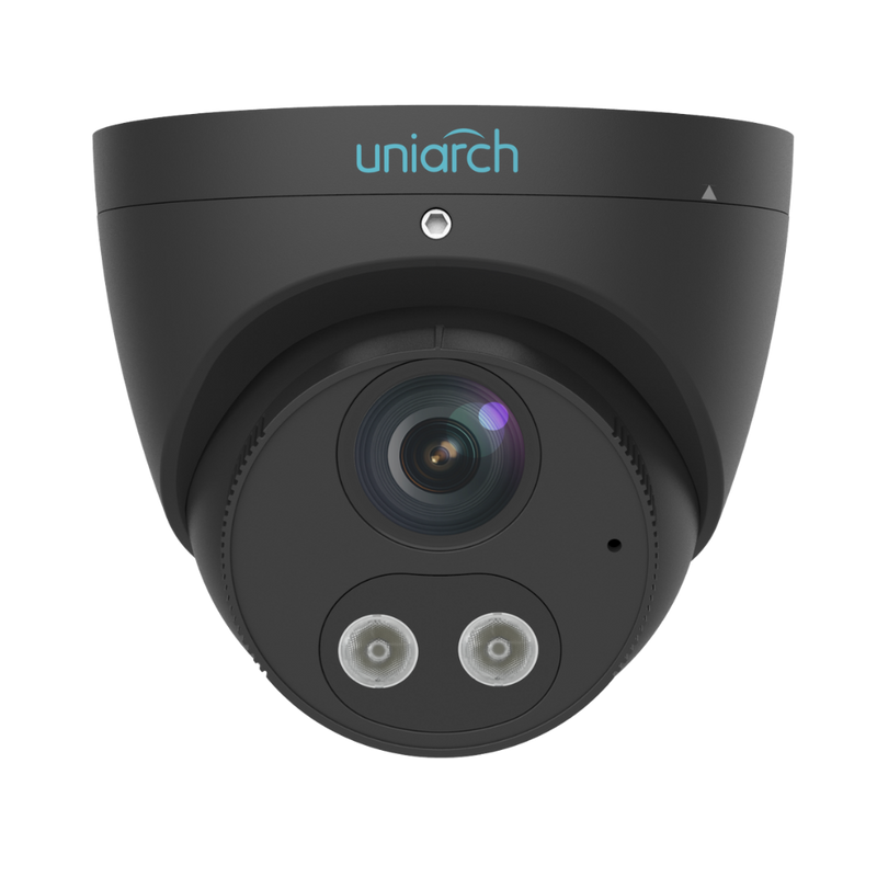 UNIARCH IPC-T1P8-AF28KC-B 8MP HD INTELLIGENT LIGHT AND AUDIBLE WARNING FIXED EYEBALL NETWORK CAMERA