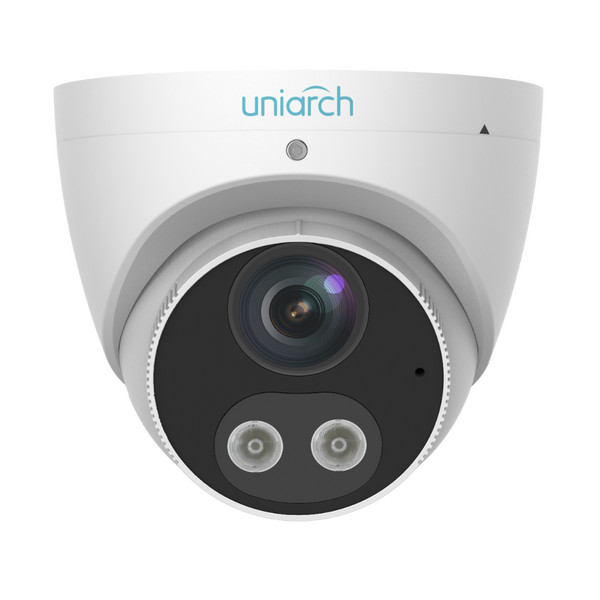 UNIARCH IPC-T1P5-AF28KC5MP HD INTELLIGENT LIGHT AND AUDIBLE WARNING FIXED EYEBALL NETWORK CAMERA
