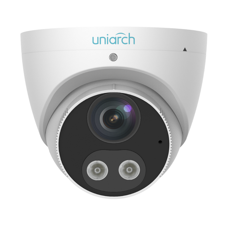 UNIARCH IPC-T1P5-AF28KC5MP HD INTELLIGENT LIGHT AND AUDIBLE WARNING FIXED EYEBALL NETWORK CAMERA