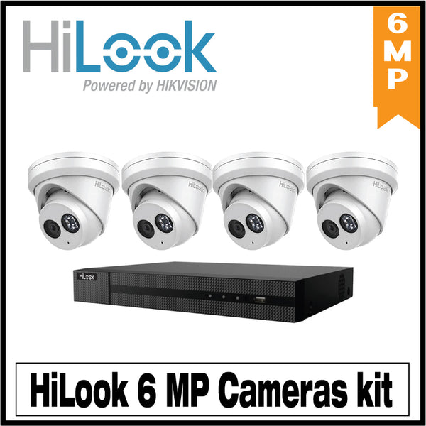 Hilook 6mp secuiry camera kits