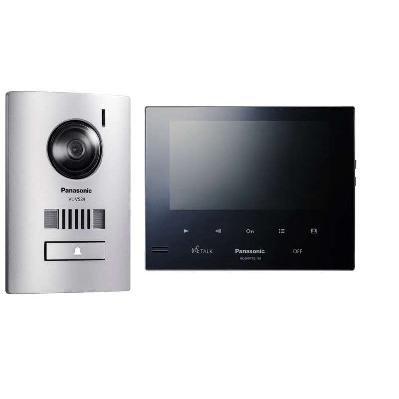 Panasonic New Design 7” Intercom Kit (7'' Monitor and Door Station) 24V DC - CCTVGUY