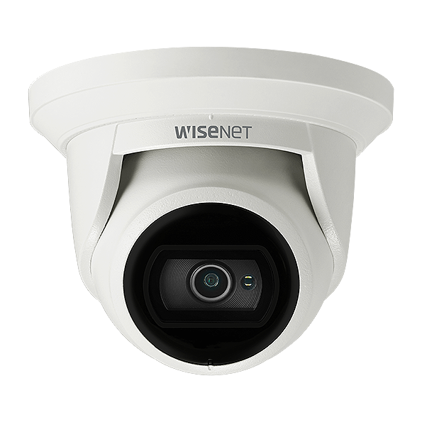Wisenet Q Surveillance Kit with 4x Wisenet QNE-8011R / 5MP H.265 NW IR Flateye Camera and 16CH 8M H.265 NVR with PoE Switch plus 4TB HDD