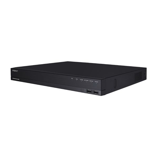 Samsung 16ch NVR WISENET Q Series NVR v2, 16CH, 8MP with PoE Switch, No HDD included CT-QRN-1630S