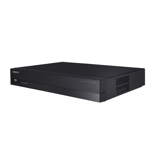 Samsung 4CH NVR WISENET Q Series NVR v2, 4CH, 8MP with PoE switch, No HDD included CT-QRN-430S